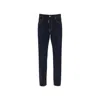 Dsquared2 Blue Jeans With Contrast Stitching And Logo Patch On The Back In Denim Man In Blue