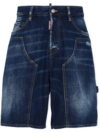 DSQUARED2 COTTON DENIM SHORTS