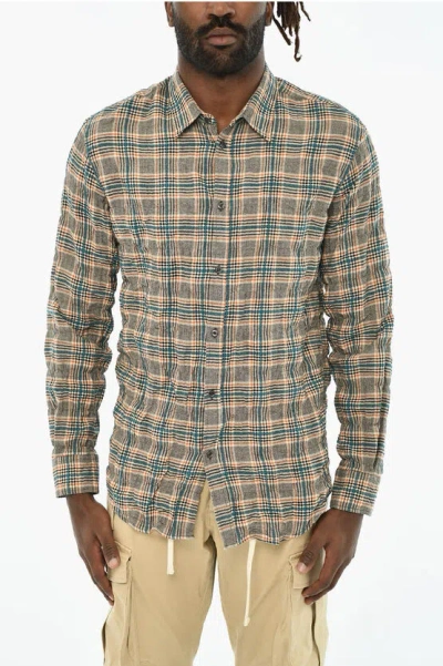 Dsquared2 Cotton District Check Casual Shirt In Multi