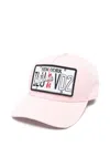 Dsquared2 Cotton Hat In Pink