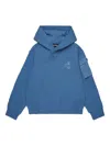 Dsquared2 Cotton Hoodie In Blue