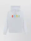 DSQUARED2 COTTON HOODIE GRAPHIC PRINT