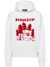Dsquared2 Klassischer Hoodie In Weiss