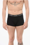 Dsquared2 Cotton Icon Boxer With Logoed Waistband