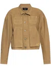 Dsquared2 Long-sleeved Casual Jacket In Neutrals