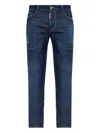 Dsquared2 Tapered Denim Distressed Detailing