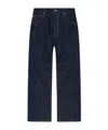 Dsquared2 Five Pocket Stretch Denim Trousers With Localized Wear Washing