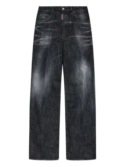 DSQUARED2 LOGO-PATCH JEANS