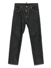 Dsquared2 Straight-leg Denim Jeans With Cotton-elastane Blend In Gray