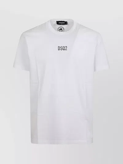 Dsquared2 Cotton Jersey Crew Neck T-shirt