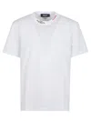 Dsquared2 Regular Crew Neck Embroidered Detail Short Sleeves In White