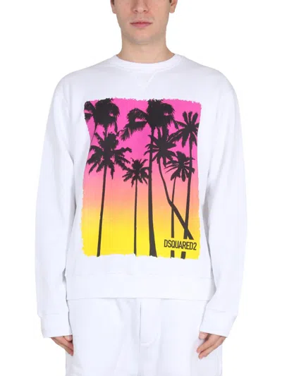 Dsquared2 Dsquared Men Cotton Jersey In White