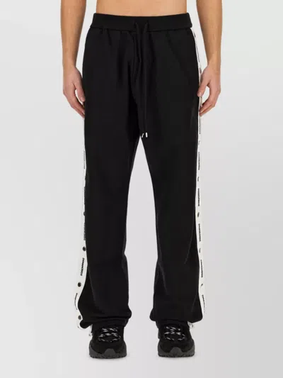 Dsquared2 Cotton Jogging Pants In Black
