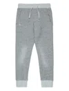 Dsquared2 Cotton Knitted Trousers In Gray