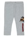 Dsquared2 Cotton Leggings In Gray