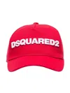 Dsquared2 Cotton Logo Baseball Cap In Brown