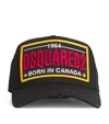 Dsquared2 Baseball Cap With Logo Patch In Navy