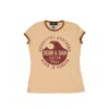 Dsquared2 Cotton Logo T-shirt Men In Beige