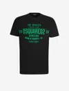 Dsquared2 Man T-shirt Black Size L Cotton In Animal Print
