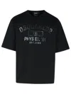 Dsquared2 Physical Education Crew Neck Graphic T-shirt In Black