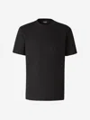 Dsquared2 Logo-embossed Cotton T-shirt In Embossed Logo On The Front