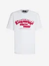 Dsquared2 Man T-shirt White Size L Cotton In White