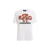Dsquared2 Cotton Logo T-shirt In White