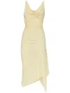 Dsquared2 Cotton Midi Dress In Neutrals
