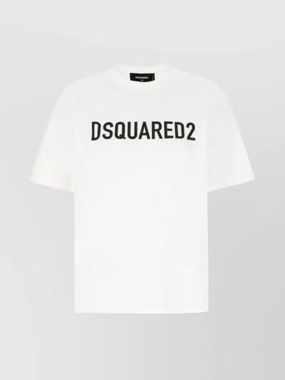 DSQUARED2 COTTON OVERSIZE CREW-NECK T-SHIRT