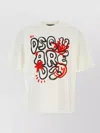 Dsquared2 Dsquared White Cotton Oversize T-shirt In White