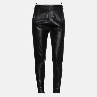 Pre-owned Dsquared2 Cotton Trousers S In Black