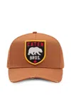 Dsquared2 Cotton Polyester Patch Baseball Caps In Brown