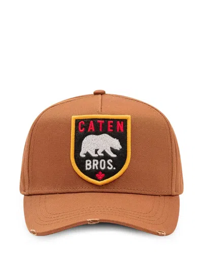 DSQUARED2 DSQUARED2 COTTON POLYESTER PATCH BASEBALL CAPS