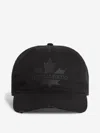 Dsquared2 Leaf Logo Baseball Cap In Black
