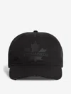 Dsquared2 Leaf Logo Baseball Cap In Black