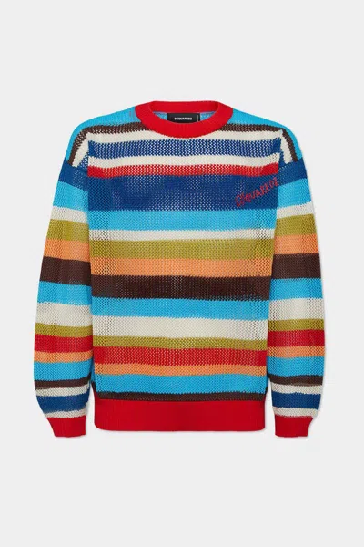 Dsquared2 Striped Knit Sweater
