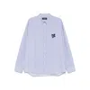 Dsquared2 Summer Lovers Oversized Striped Cotton Shirt