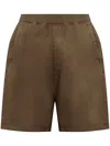 Dsquared2 Logo-print Track Shorts In 132 Brown