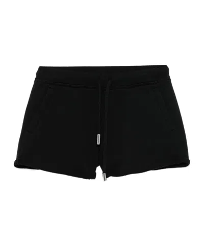 Dsquared2 Cotton Shorts In Black