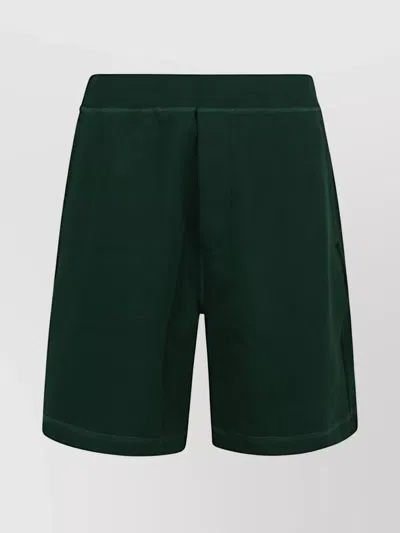 DSQUARED2 COTTON SHORTS ELASTIC WAIST