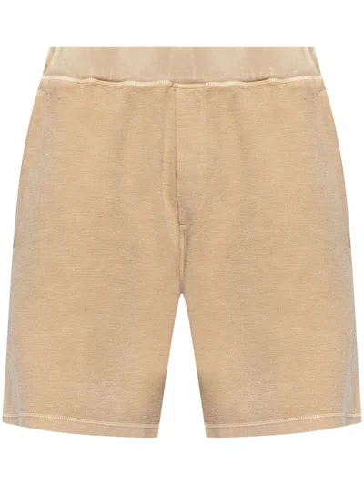 Dsquared2 Cotton Shorts In Neutrals