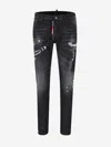 Dsquared2 Pioner Wash Skater Jeans In Black