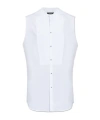 Dsquared2 Cotton Sleeveless Shirt In White