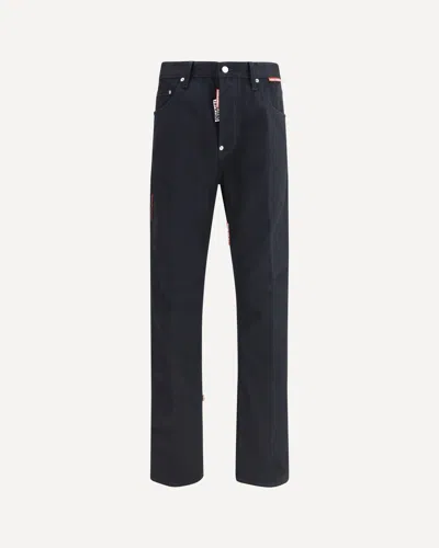 Dsquared2 Cotton Straight Jeans In Blue
