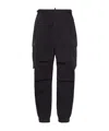 Dsquared2 Cotton Straight-leg Trousers In Black