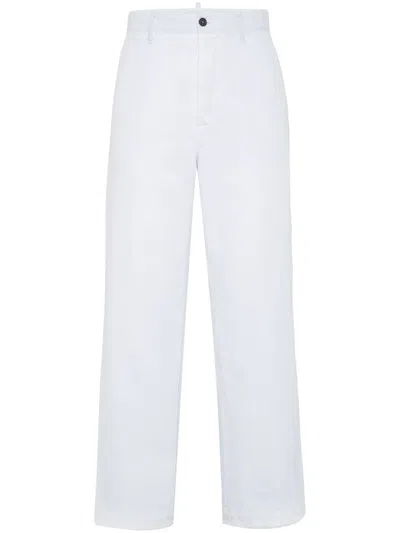 Dsquared2 Hose Mit Geradem Bein In White
