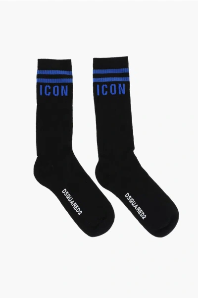 Dsquared2 Cotton Stretch Icon Long Socks