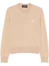 Dsquared2 Cotton Sweater In Brown