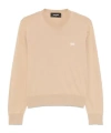 Dsquared2 Cotton Sweater In Pink