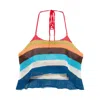 Dsquared2 Summer Lovers Halterneck Cropped Knit Top